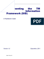 Implementing The SID V1dot0b Chapters 1 Through 3