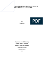 Preparation and Quality Evaluation of Low Oxalate CONTENT TARO (Colocasia Esculenta) CHIPS