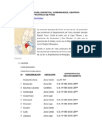 LIMITES de LAS Provincias y Distritos de PUNO