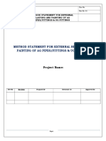 Method Statement-Ext Pipe Fittings