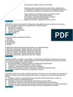 Revisão de Ciencias Sistema Endócrino e Sentidos