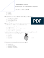 Sistema Locomotor y Nervioso 1. Prueba