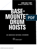 Asme B30 7 2001 Base Mounted Drum Hoists PDF