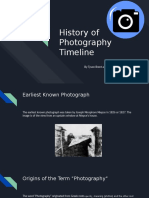 History of Photography Timeline