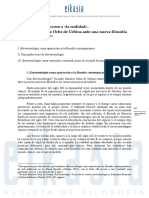 Niveles de Acceso A La Realidad - Estromatología