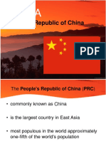 China: People's Republic of China