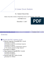 EE-211 Linear Circuit Analysis: Dr. Hadeed Ahmed Sher