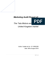 Marketing Audit - Tata Motors Case - Suellen de Sá ID 20092256