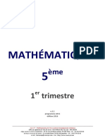 5eme Mathematiques Cours