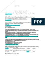 Auditing Theory Schoology Quiz 01 Answers