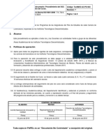 TecNM D-AC-PO-003 Gestion Del Curso Rev 7