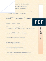 Placement Test Intermediate Tests 80892