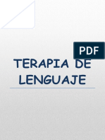 Terapia de Lenguaje PDF