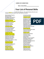 Expanding Your List of Personal Skills CLC 11