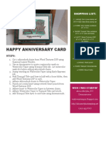 Happy Anniversary Card