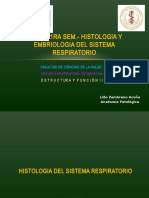 Histología y Embriología Sistema Respiratorio