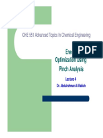 CHE551-Lecture4 Energy Optimization Using Pinch Analysis