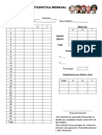 Formato de Estadistica