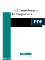 Root Cause Analysis For Drugmakers-ExecSeries