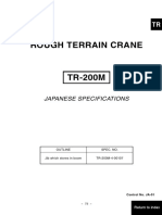 Tadano Rough Terrain Crane 20T