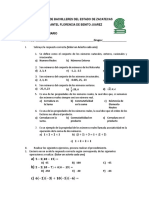 Examen Extraordinario Matematica 1 2 Tres Tantos