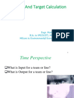 Efficiency and Target Calculation: Engr. Motahar Hosen B.Sc. in Ipe (Sust), Mba (Ewu), Mecon in Environmental Economics (Du)