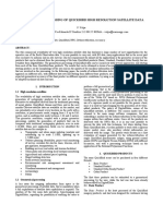 Geometrical Processing of Quickbird High Resolution Satellite Data