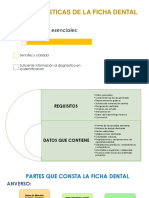 Características de La Ficha Dental