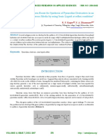 A Novel and Green Route For Synthesis of Pyrazoline Derivatives in An Aqueous Media by Using Ionic Liquid at Reflux Condition