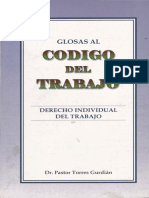 Glosas Al Codigo de Trabajo - Derecho Individual - Pastor Torres Gurdian