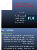 Epidemiological Aspects of Maternal and Child Health