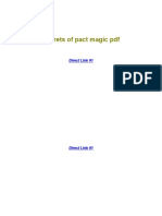 Secrets of Pact Magic PDF