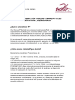 Trabajo de Investigación Sobre Las Cámaras Ip y Su Uso Práctico Con La Tecnología Iot