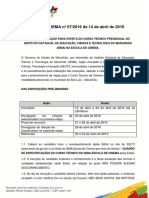 Edital IEMA #07 Curso Técnico de Cinema PDF