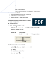 Supplementary Notes - Chapter 4 - Lattice Vibration