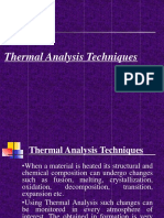 Thermal Analysis Techniques 