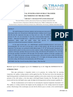 Experimental Investigation of Heat Transfer Characteristics of The Heat Pipe