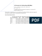 The Bruce Protocol Formula For Estimating VO2 Max