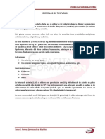 T5. Ejemplos de Tinturas - Formulacion Magistral