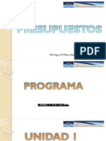 Presupuestos