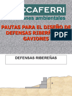 Pautas de Diseño de Defensas Ribereñas