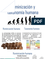 Hominizacion y Taxonomia