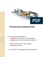 Formal and Contextual Links