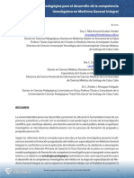 Estrategia Pedagógica para El Desarrollo de La Competencia Investigativa en Medicina General Integral