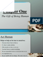 Chapter One: The Gift of Being Human