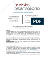 Do Impresso Ao DIGITAL: A História Do Jornal Do Brasil