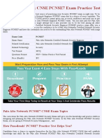 Palo Alto Network PCNSE7 Exam Questions  