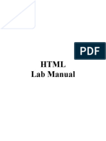 HTML Manual