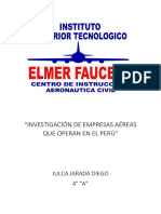 Empresas Aéreas Que Operan en El Perú