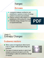 C13 Enthalpy Change